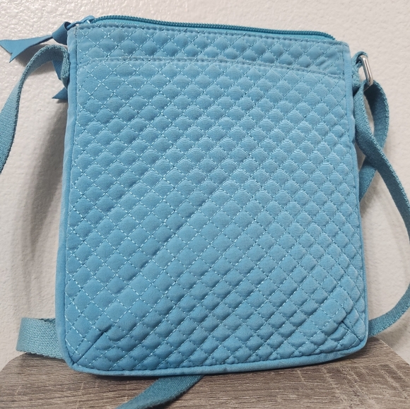 Vera Bradley Blue Quilted Crossbody Bag - Picture 6 of 7